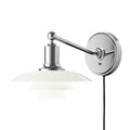 Louis Poulsen PH 2/1 Vägglampa Opalvit / Krom – Visningsmodel