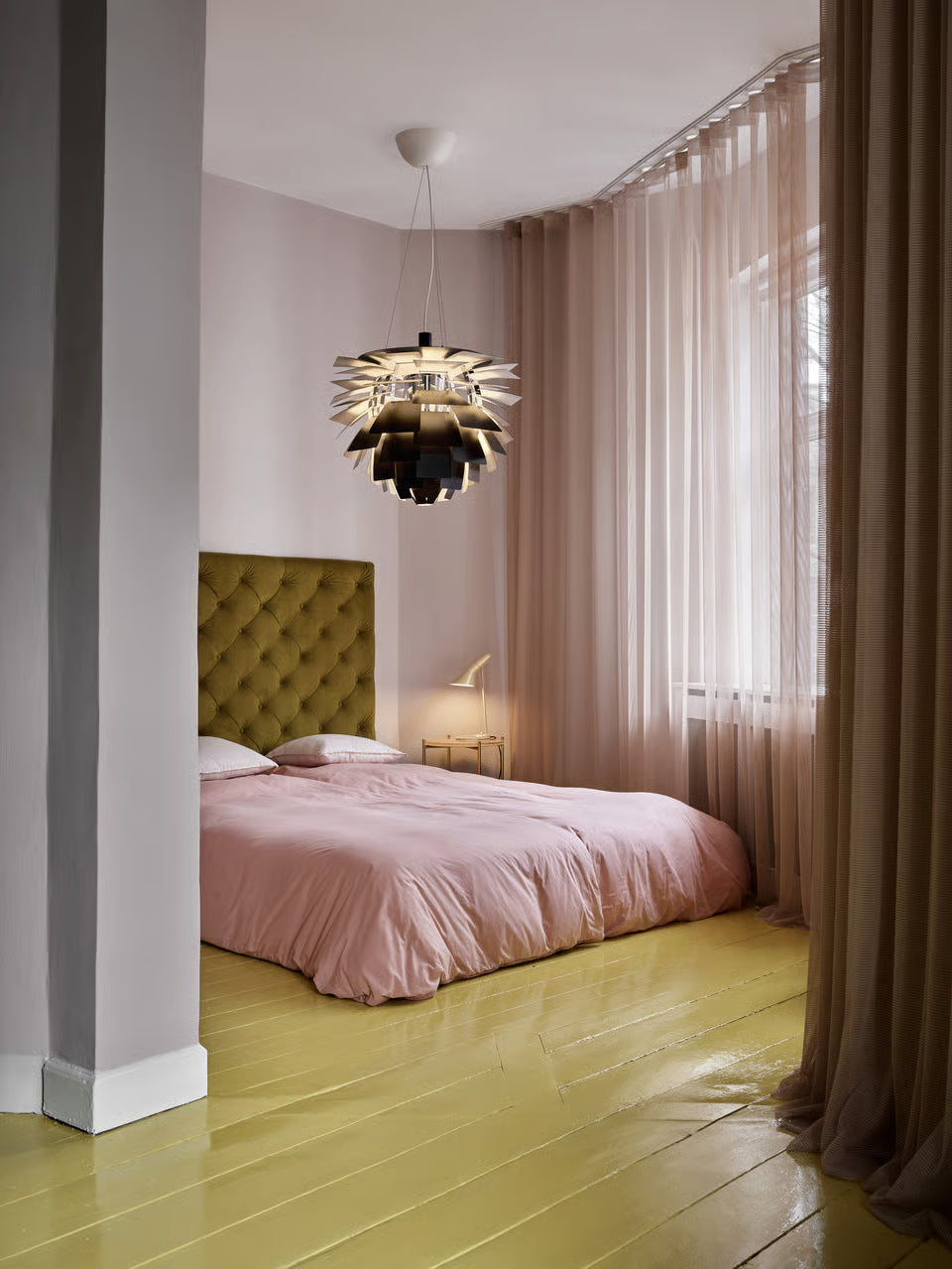 Louis Poulsen AJ Mini bordslampa – rostfritt stål