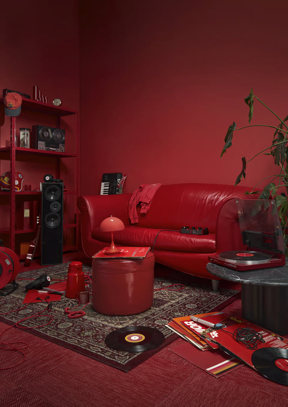 Louis Poulsen Panthella 160 Portable Korallröd – Visningsmodell